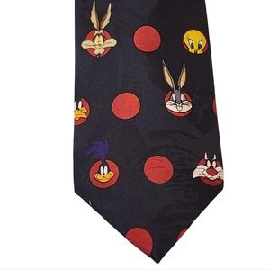 Looney Toons Mania Men's Tie Pre Owned Condition